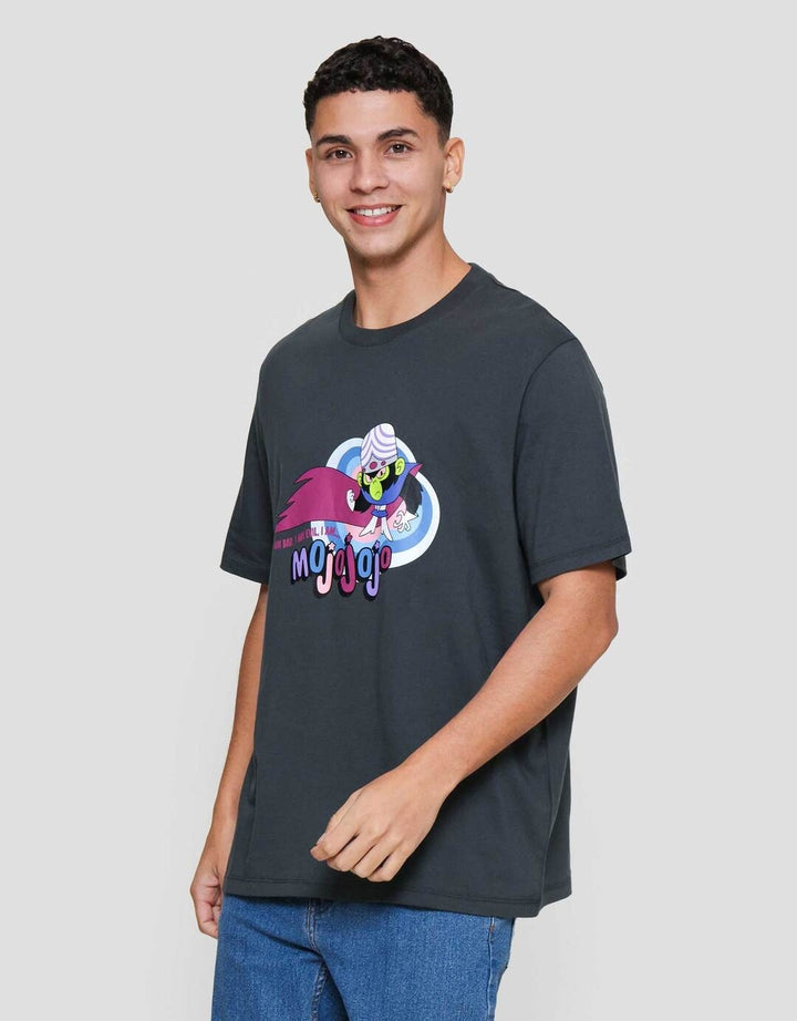 Aos Wb Theme Power Puff I am Bad Kaos Lengan Pendek Pria