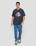 Aos Wb Theme Power Puff I am Bad Kaos Lengan Pendek Pria