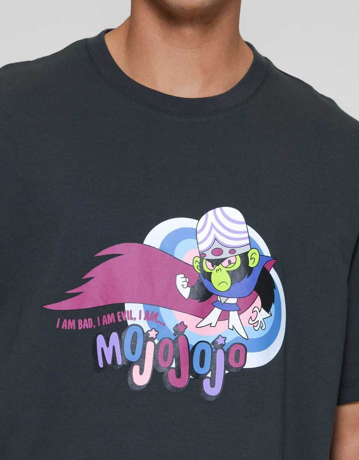 Aos Wb Theme Power Puff I am Bad Kaos Lengan Pendek Pria