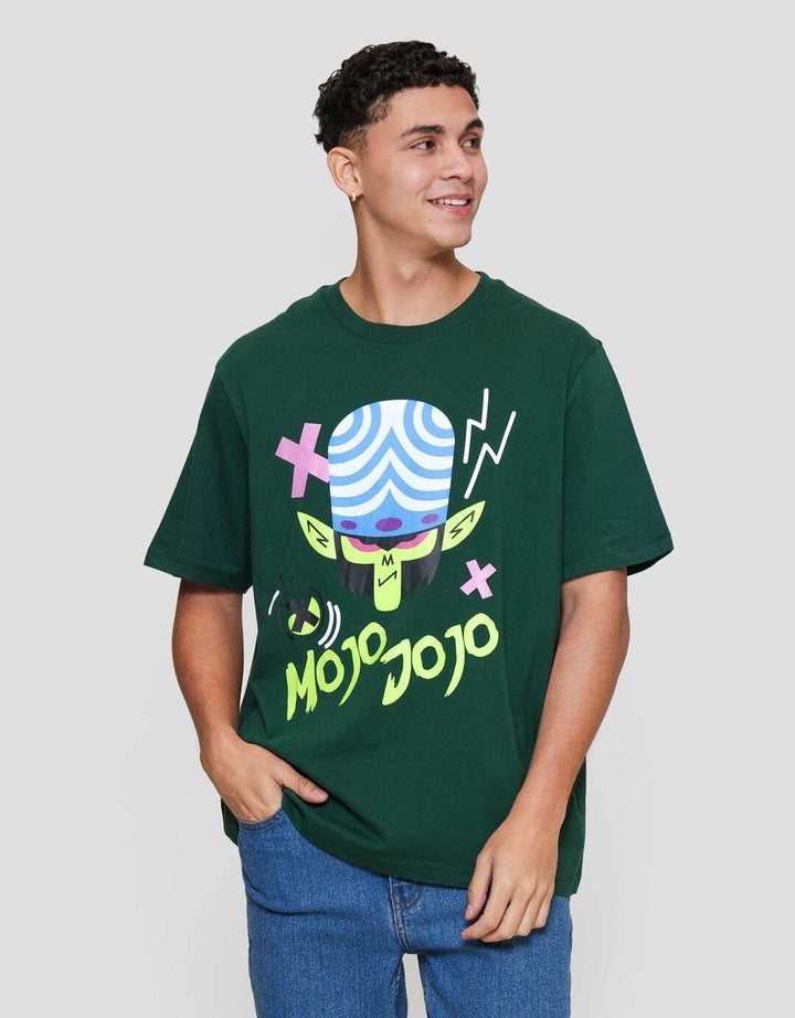 Aos Wb Theme Power Puff Mojo Jojo Kaos Lengan Pendek Pria