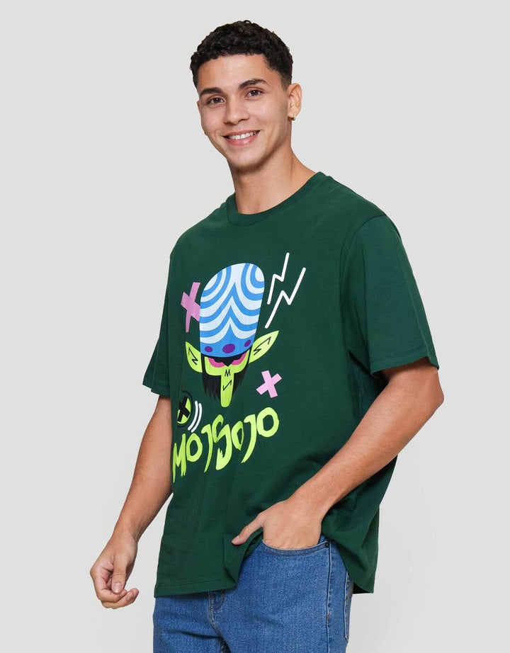 Aos Wb Theme Power Puff Mojo Jojo Kaos Lengan Pendek Pria