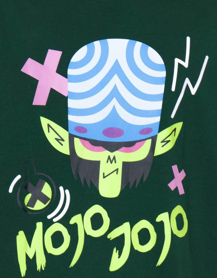 Aos Wb Theme Power Puff Mojo Jojo Kaos Lengan Pendek Pria