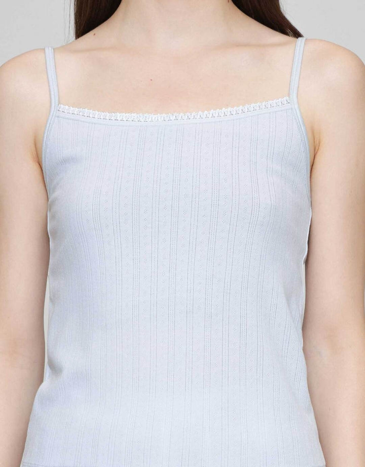 Nevada Rib Pointelle Kaos Tanktop Wanita