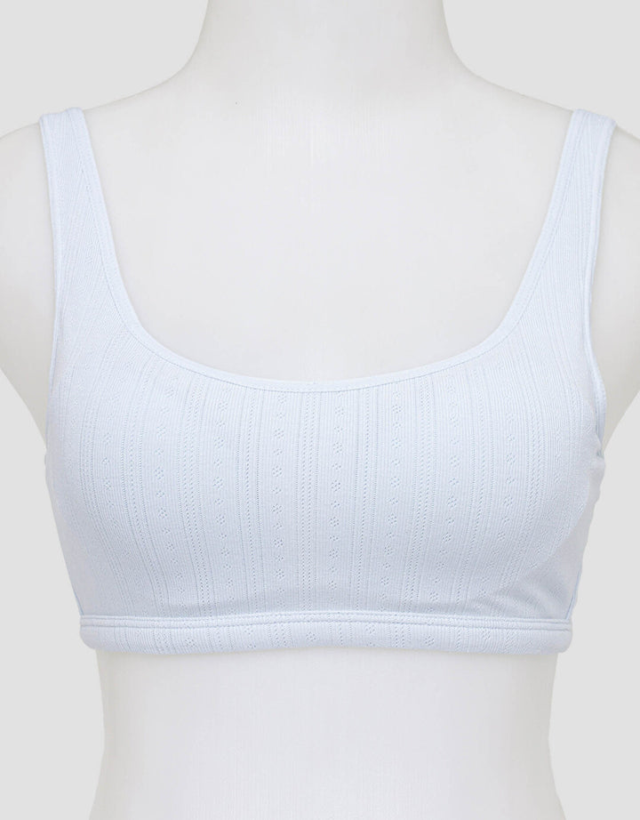 Nevada Tranning Bra Bahan Pointelle  Mini Set Wanita