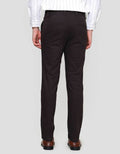 Cole Woven Slim Pleated Twill Celana Panjang Pria
