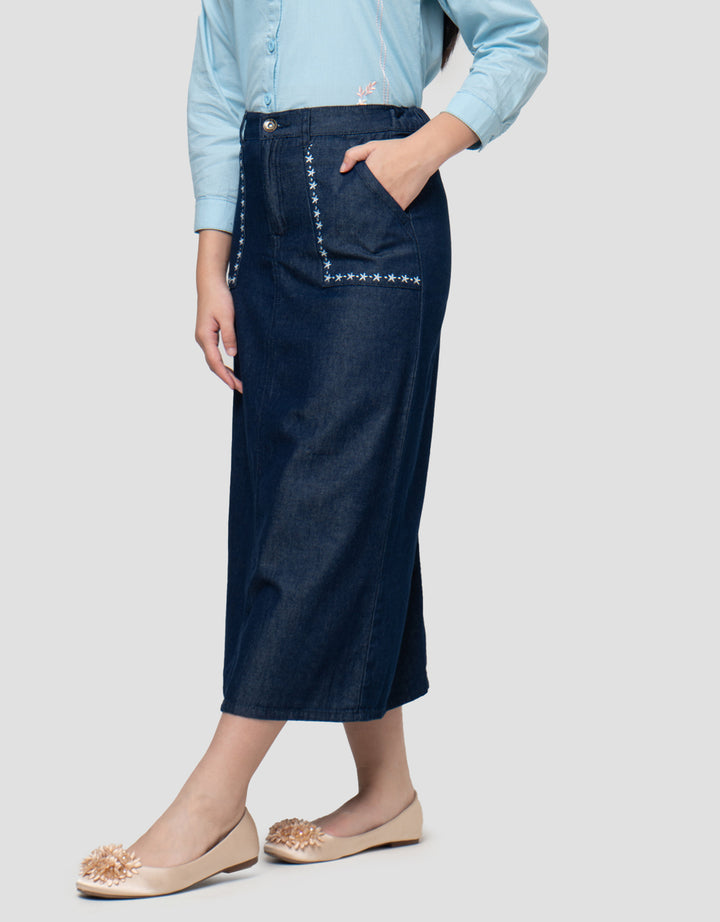 Exit Girls Rona Serasi Kala Series Rok Denim Anak Perempuan