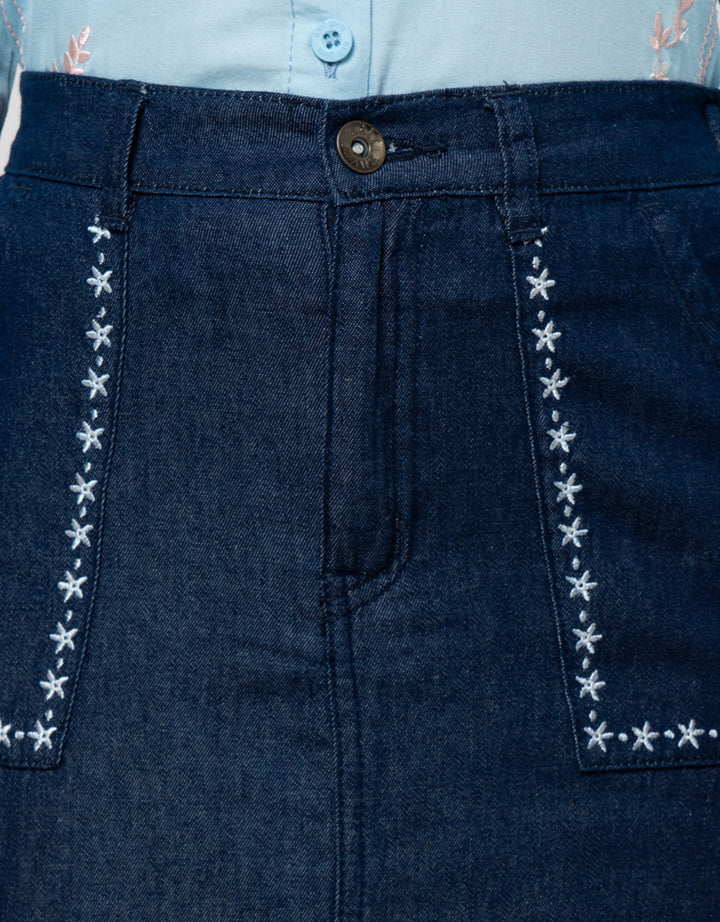 Exit Girls Rona Serasi Kala Series Rok Denim Anak Perempuan