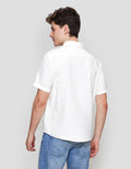 Cole Twill Double Pocket Kemeja Lengan Pendek Pria
