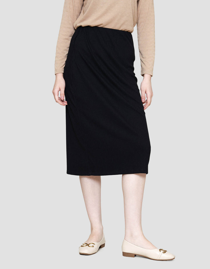 Connexion Overall Midi Skirt Skirt Knit Basic
