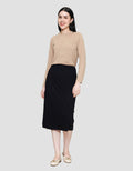 Connexion Overall Midi Skirt Skirt Knit Basic