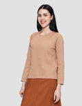 Connexion Rib Raglan Kaos Wanita