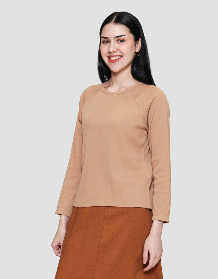 Connexion Rib Raglan Kaos Wanita