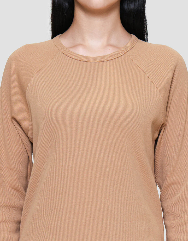 Connexion Rib Raglan Kaos Wanita