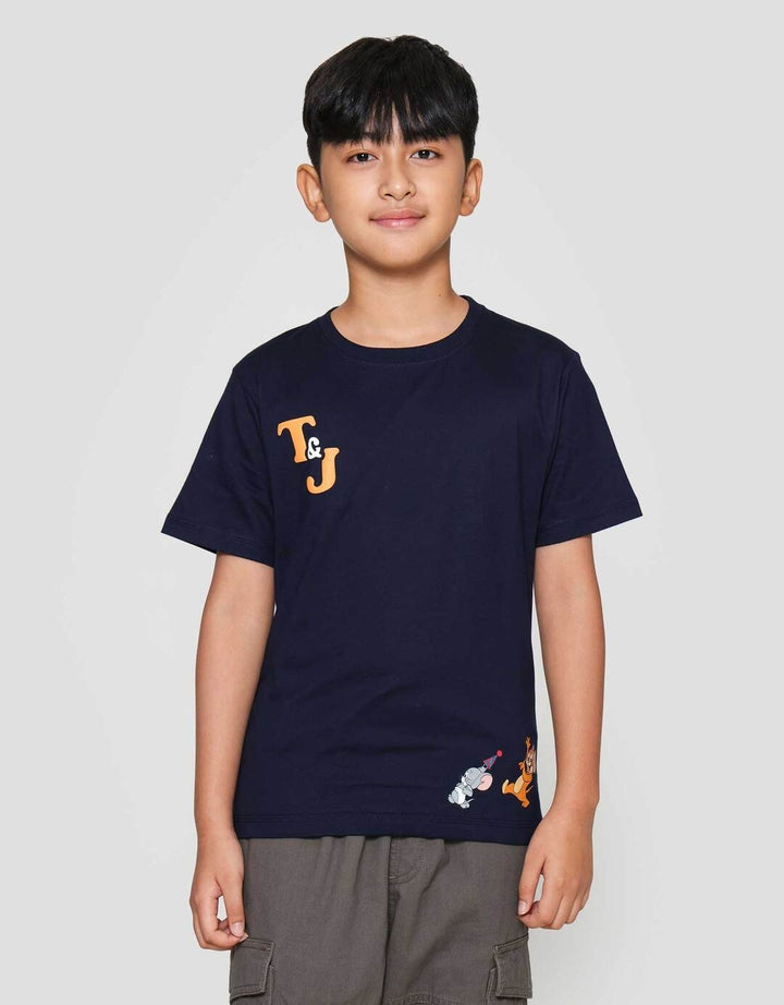 Character Tom And Jerry Logo Kaos Anak Laki-laki