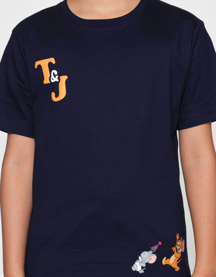 Character Tom And Jerry Logo Kaos Anak Laki-laki