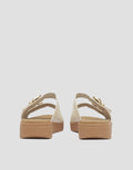 St. Yves Two Buckle Sandal Slipper Wanita