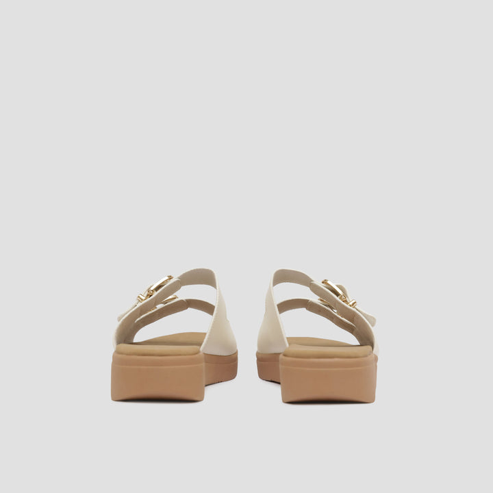 St. Yves Two Buckle Sandal Slipper Wanita