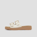 St. Yves Two Buckle Sandal Slipper Wanita