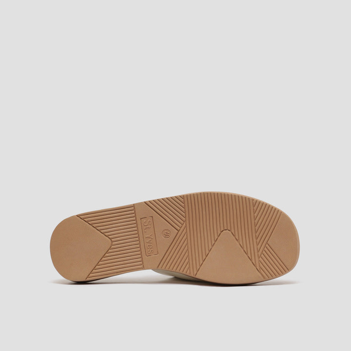 St. Yves Two Buckle Sandal Slipper Wanita