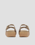 St. Yves Two Buckle Sandal Slipper Wanita