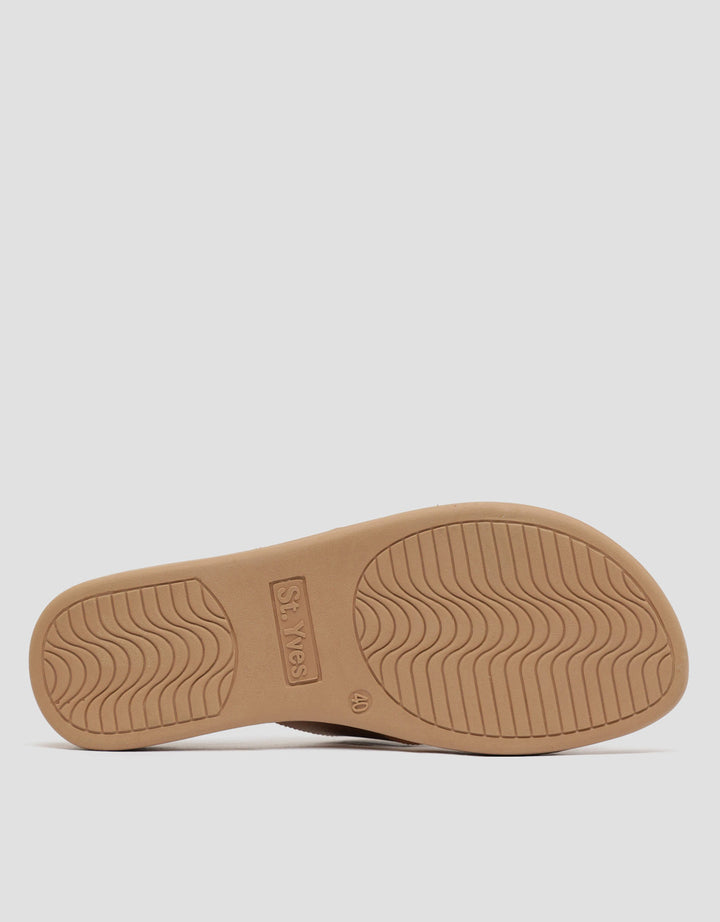 St. Yves Buckle Sandal Slipper Wanita