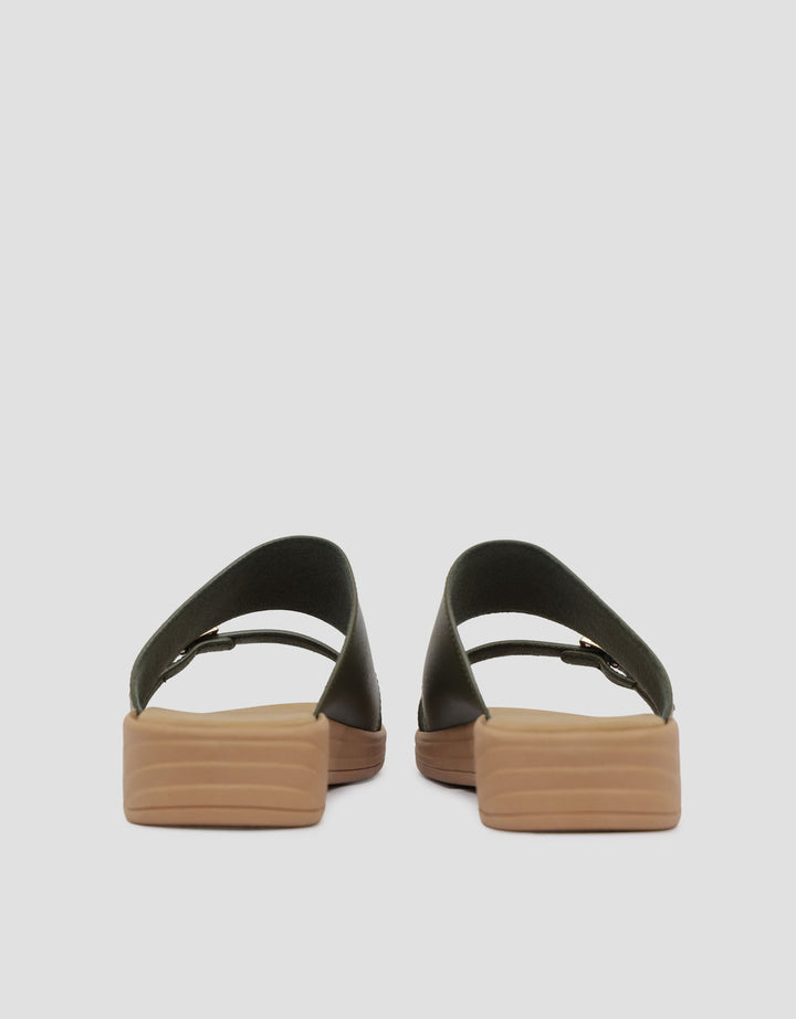 St. Yves One Buckle Sandal Slipper Wanita
