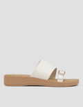 St. Yves One Buckle Sandal Slipper Wanita
