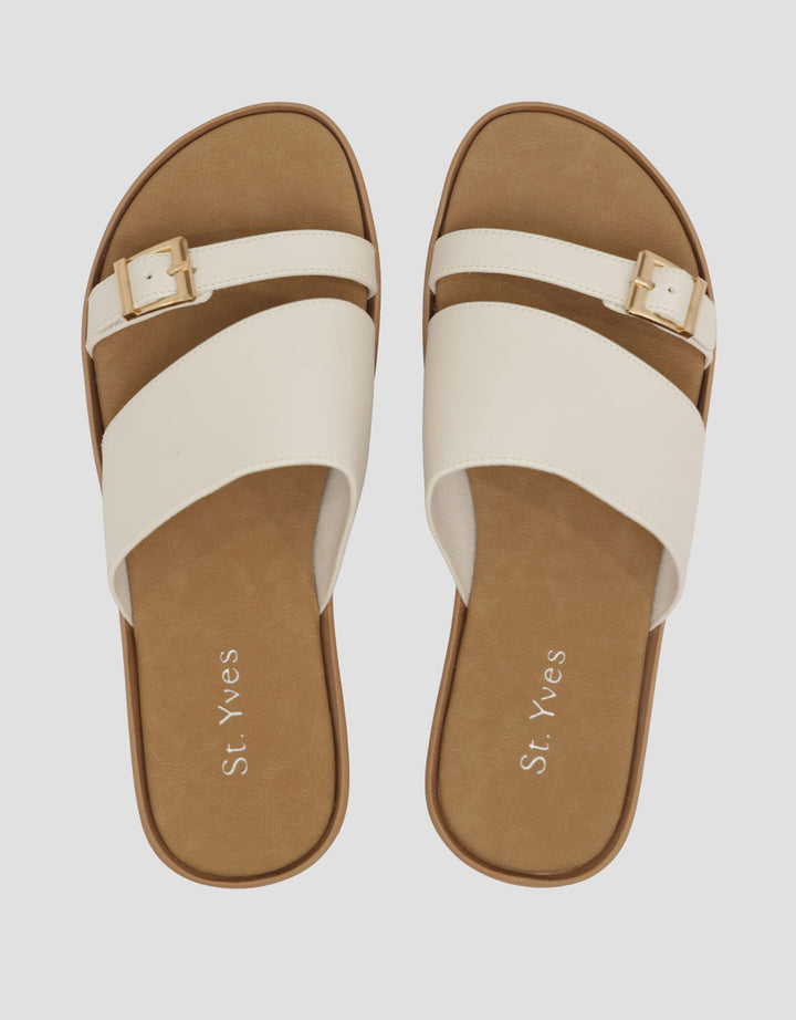 St. Yves One Buckle Sandal Slipper Wanita