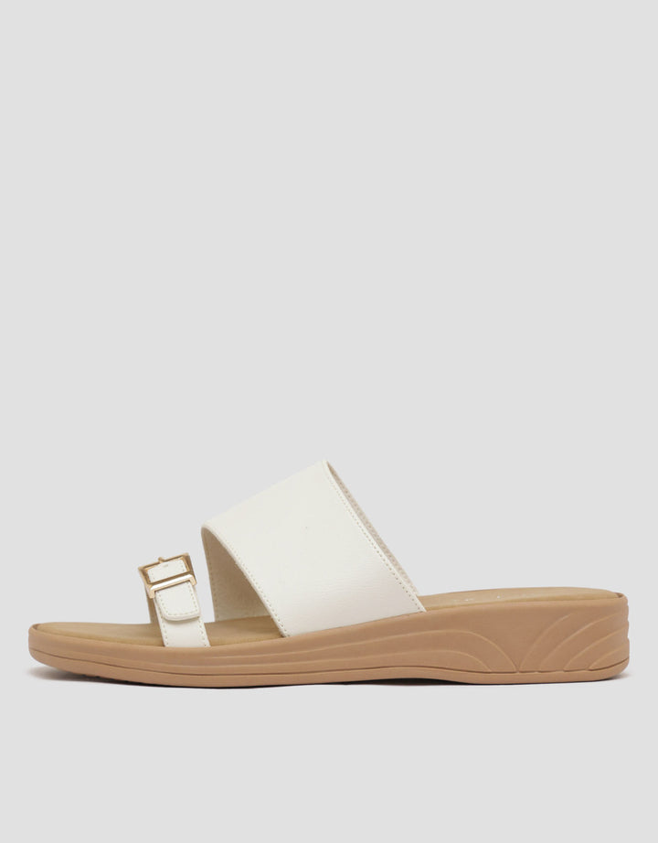 St. Yves One Buckle Sandal Slipper Wanita
