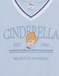 Disney Cinderella V-Neck Rib Kaos Anak Perempuan