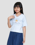 Disney Cinderella V-Neck Rib Kaos Anak Perempuan