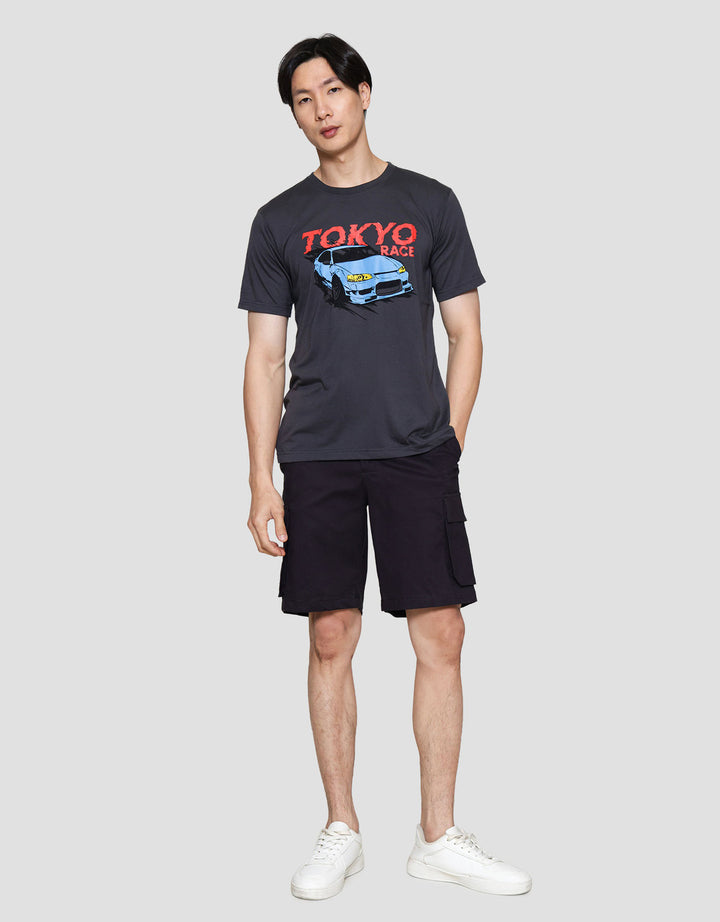 MxM Nevada Print Tokyo Kaos Lengan Pendek Pria