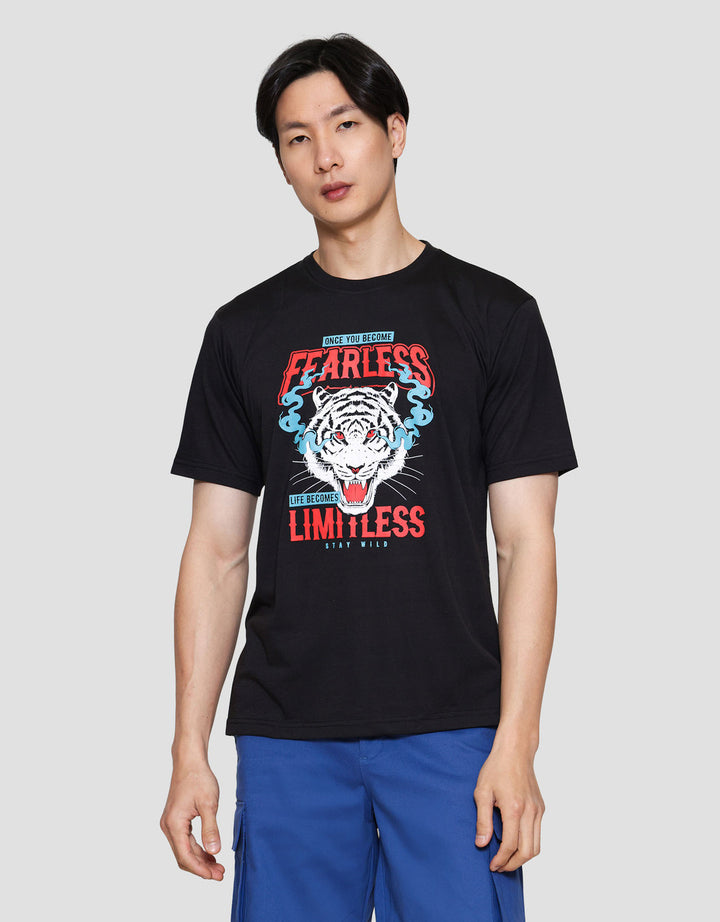 MxM Nevada Print Stay Wild Kaos Lengan Pendek Pria