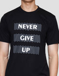 MxM Nevada Print Never Give Up Kaos Lengan Pendek Pria