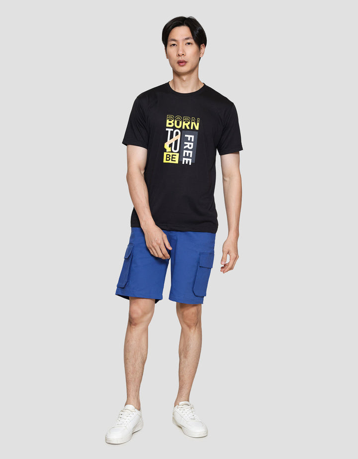 MxM Nevada Print Free Kaos Lengan Pendek Pria