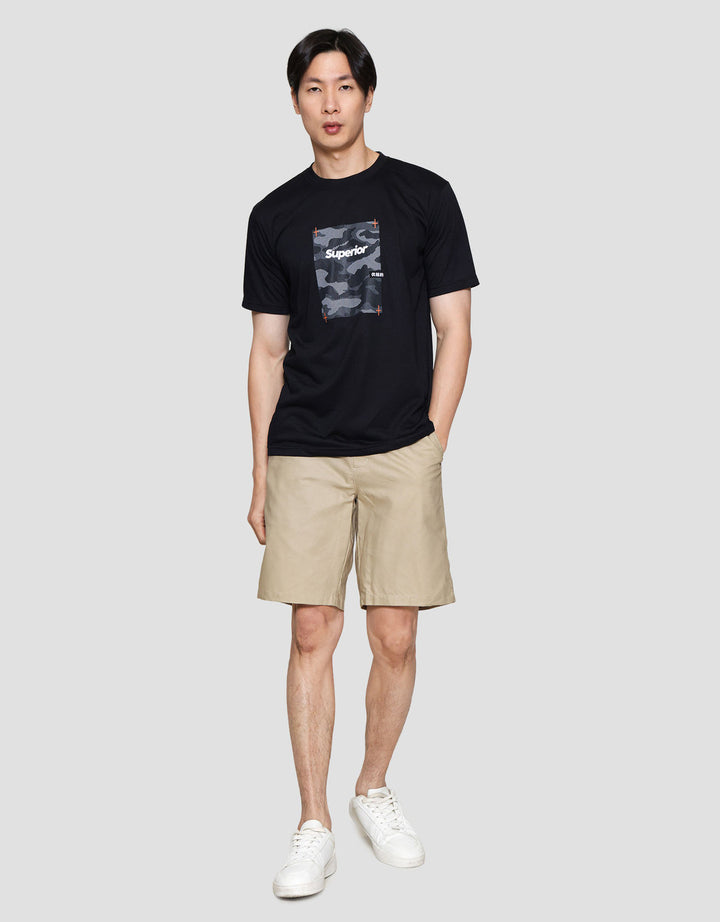 MxM Nevada Print Superior Kaos Lengan Pendek Pria