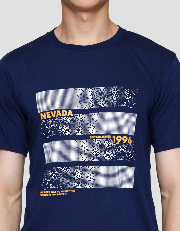 MxM Nevada Print Born Kaos Lengan Pendek Pria