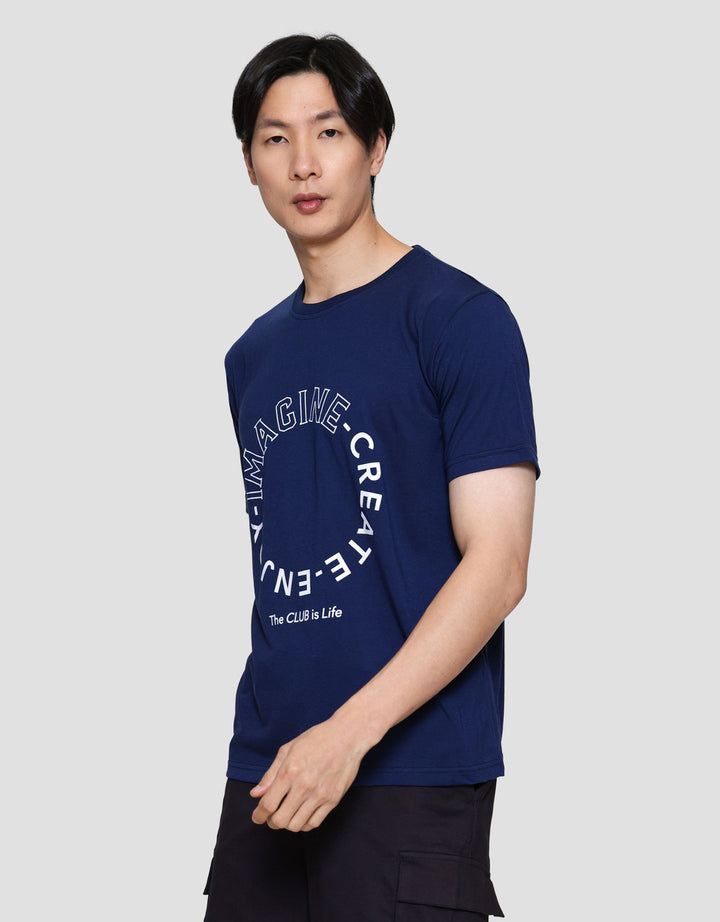 MxM Nevada Print Enjoy Kaos Lengan Pendek Pria