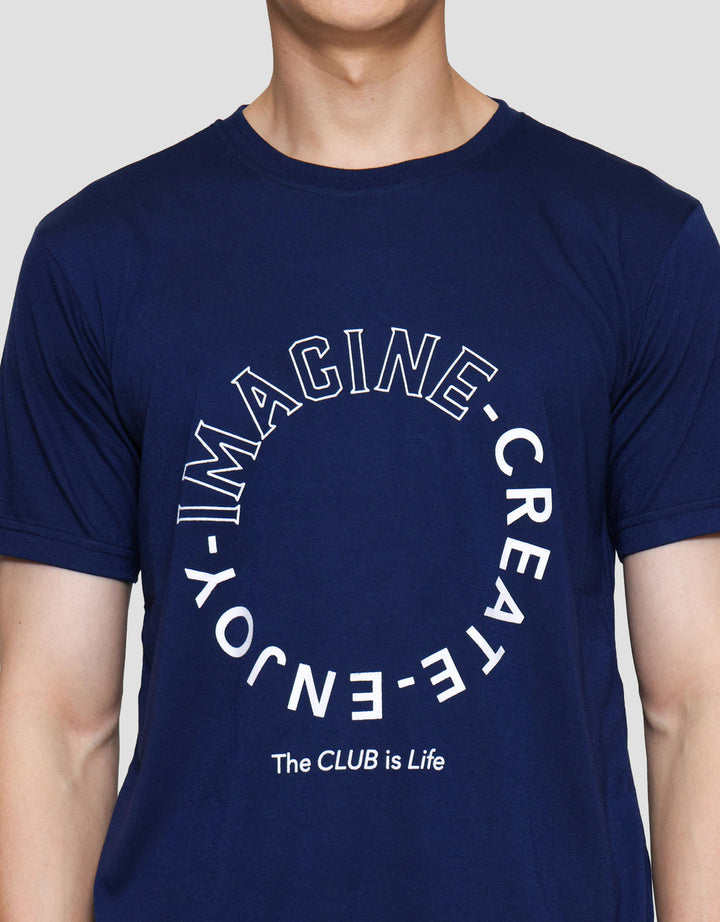 MxM Nevada Print Enjoy Kaos Lengan Pendek Pria