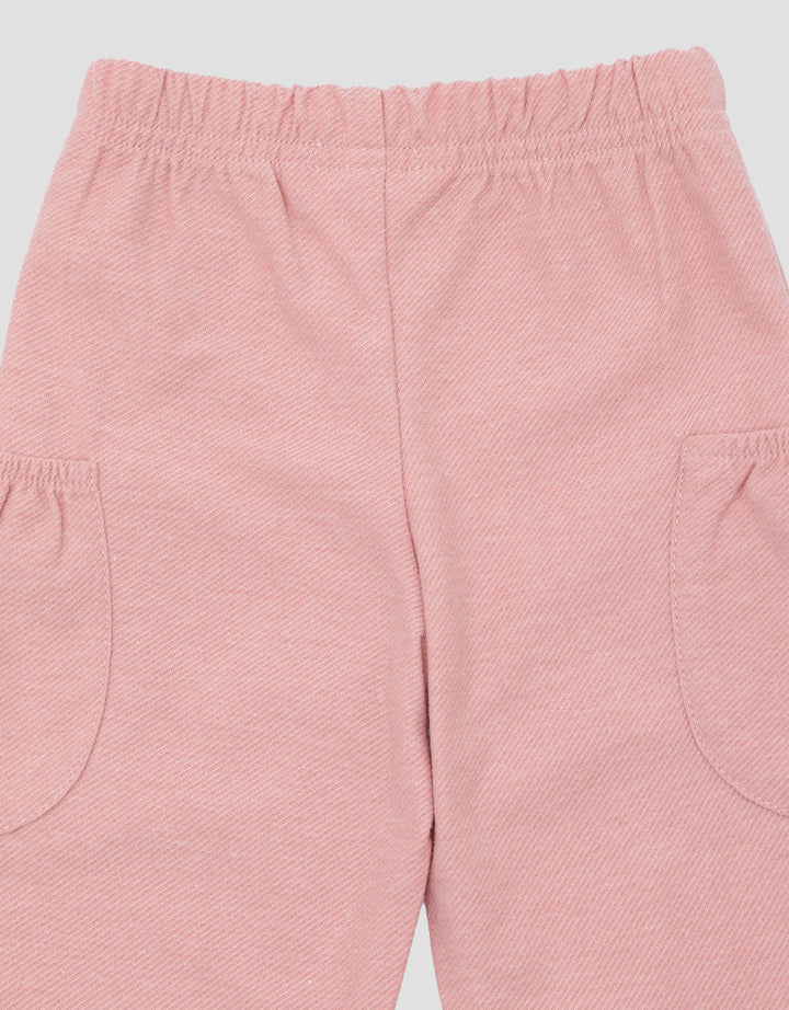 Little M Textured Knit Celana Panjang Bayi