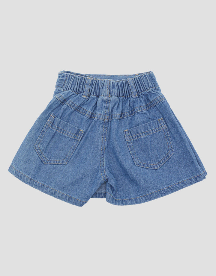 Little M Mini Plisket Skort Denim Bayi
