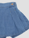 Little M Mini Plisket Skort Denim Bayi