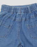 Little M Mini Plisket Skort Denim Bayi