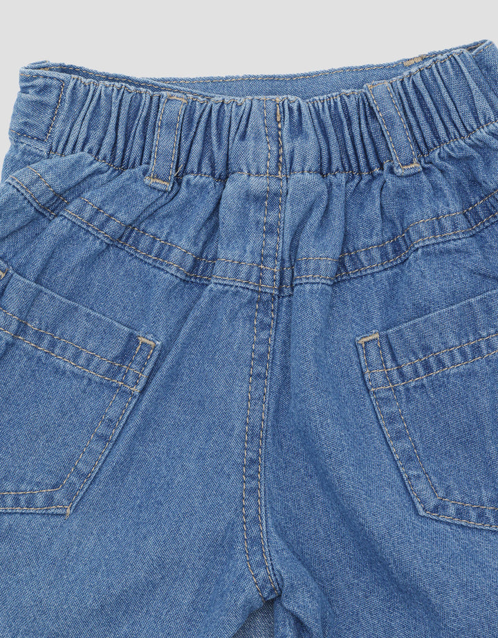 Little M Mini Plisket Skort Denim Bayi