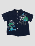 MxM Nevada Print Kemeja Lengan Pendek Anak Laki-Laki