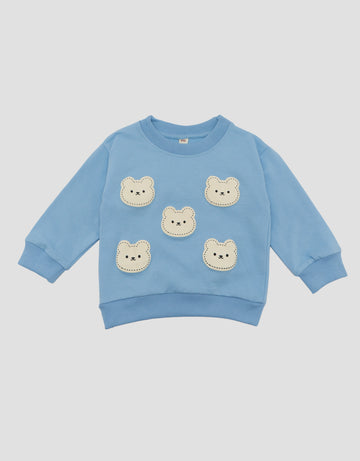 MXM NEVADA BEAR PRINT SWEATER BAYI