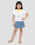 MxM Sunflower Print Kaos Anak Perempuan