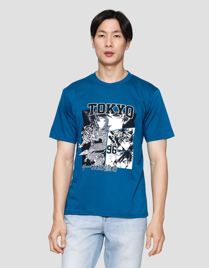 MxM Nevada Print Tokyo Kaos Lengan Pendek Pria