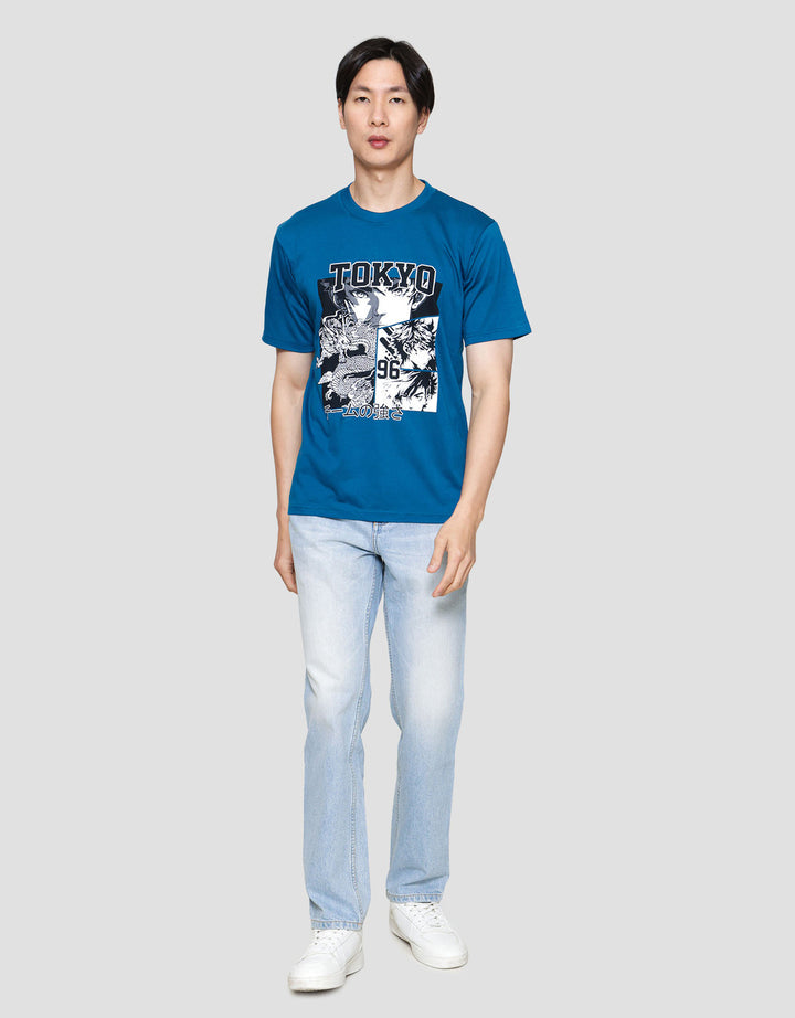 MxM Nevada Print Tokyo Kaos Lengan Pendek Pria