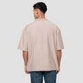 Nevada Basic Lapel Rib Texture Polo Oversize Pria